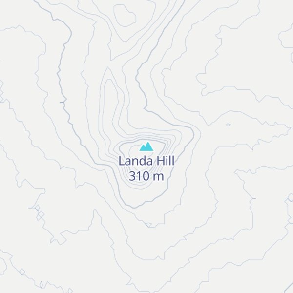 Map of Landa Hill