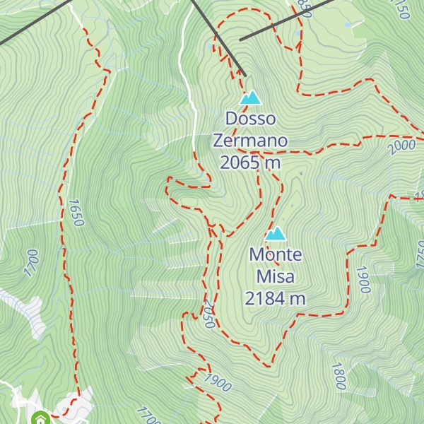 Map of Cascinello della Misa