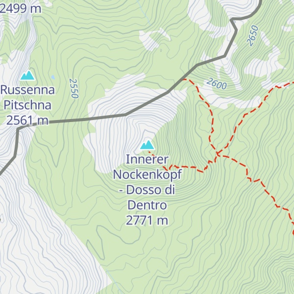 Map of Innerer Nockenkopf