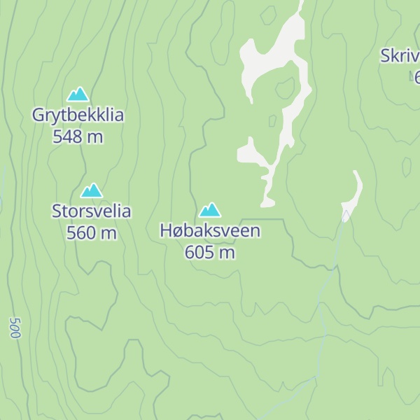 Map of Høbaksveen