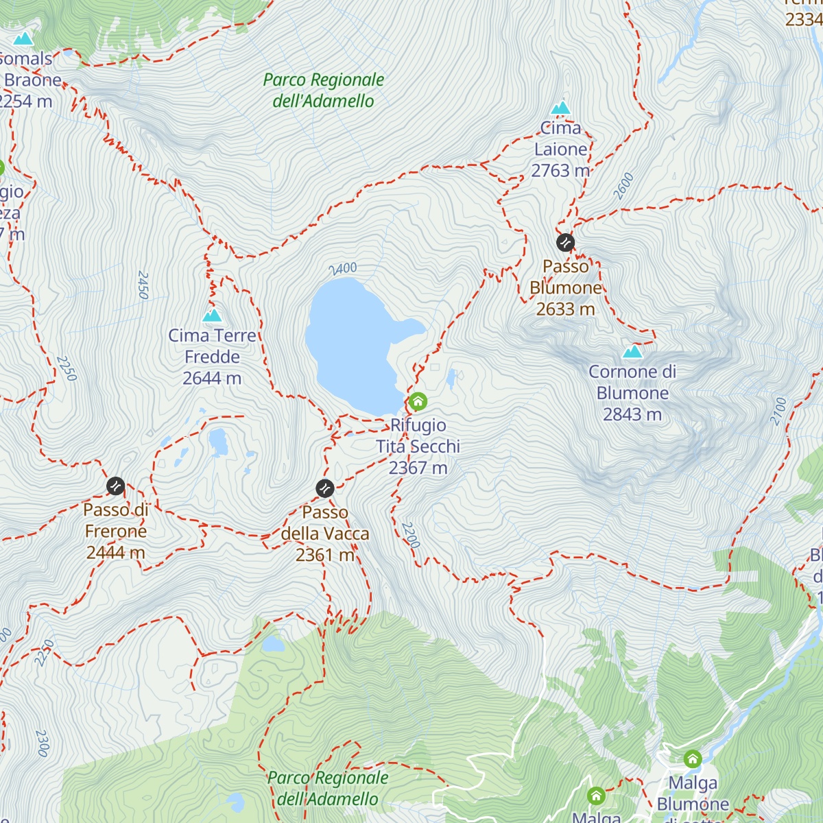 Casa dei guardiani della diga map