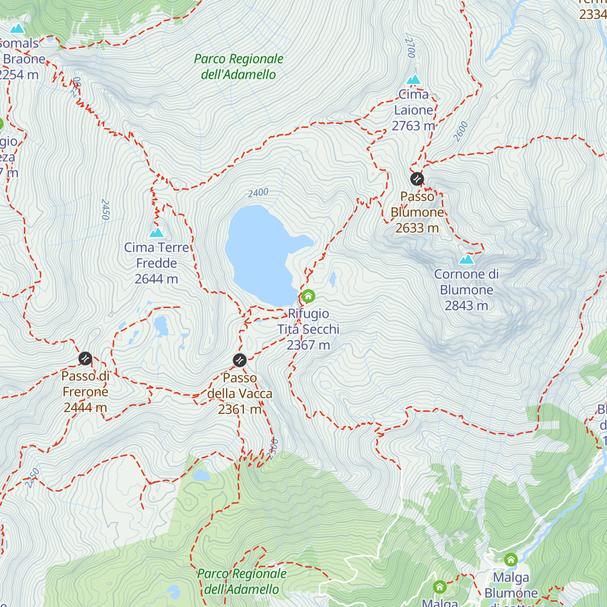 Casa dei guardiani della diga map
