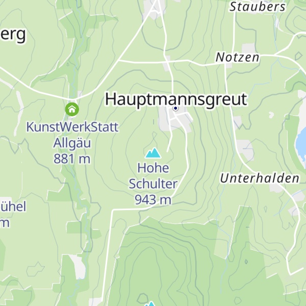 Map of Hohe Schulter