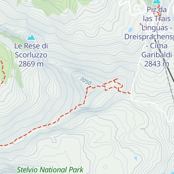 Map of Monte Scorluzzo