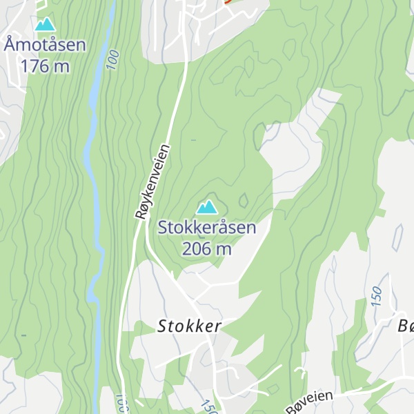 Map of Stokkeråsen
