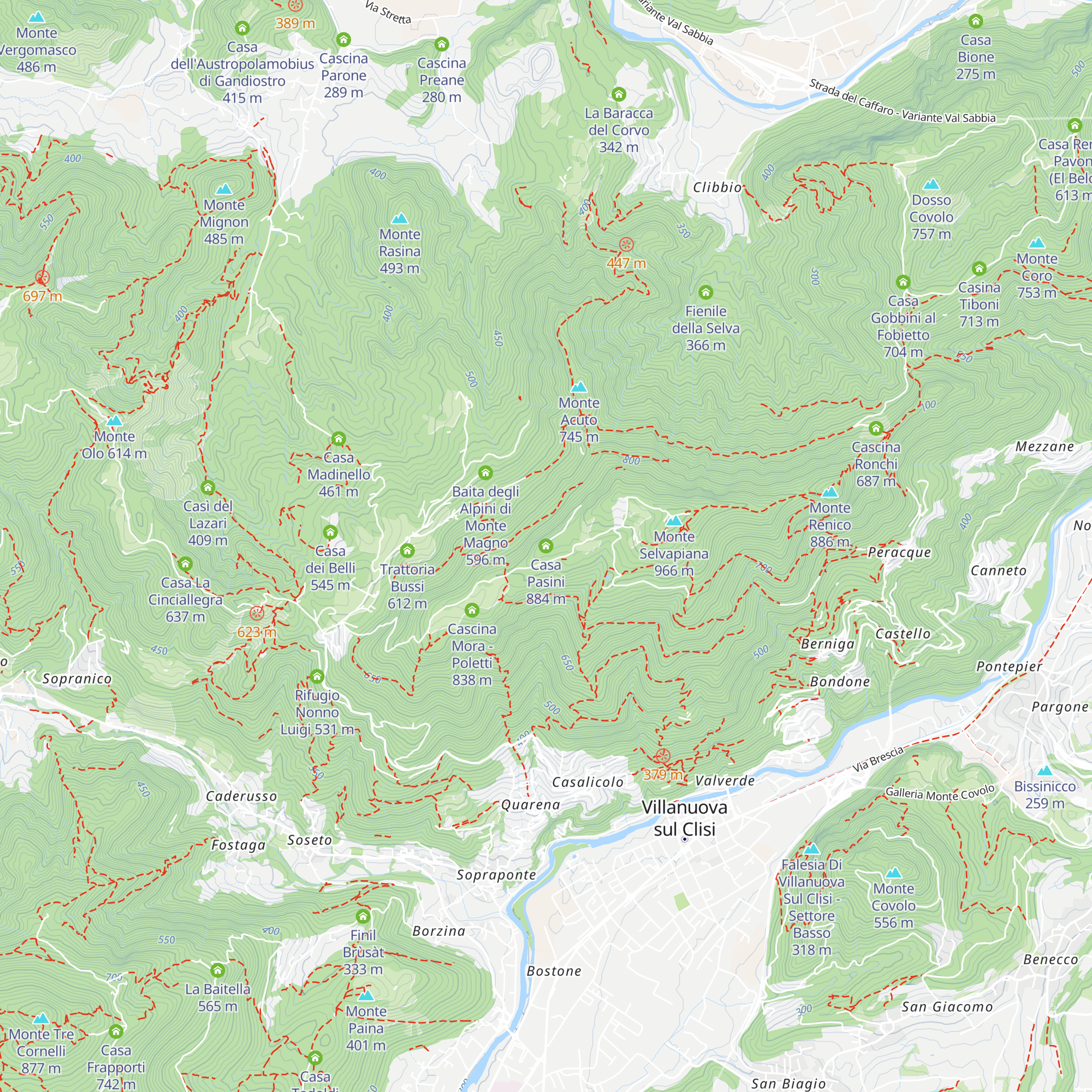 Casa Pasini map