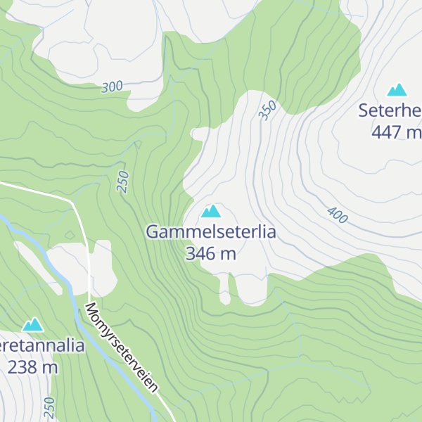 Map of Gammelseterlia