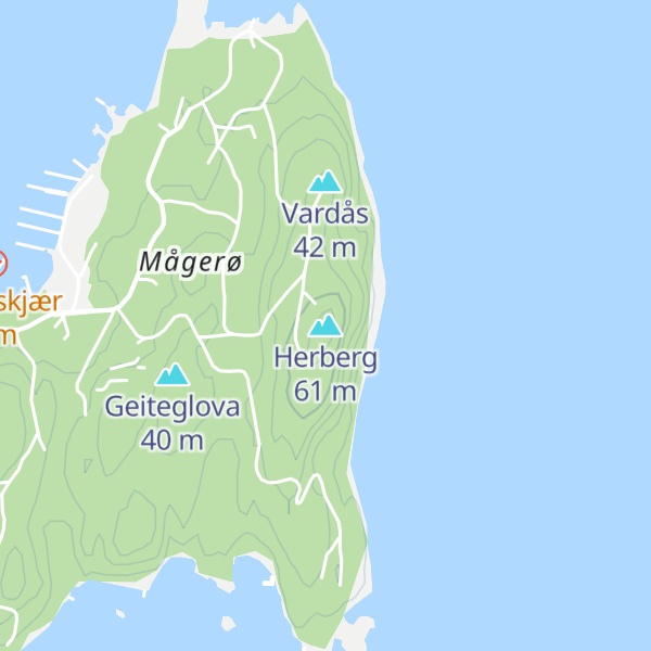 Map of Herberg