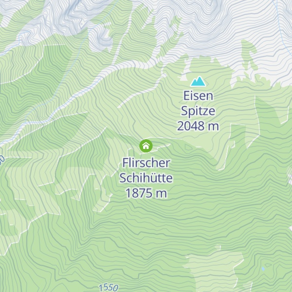 Map of Flirscher Schihütte