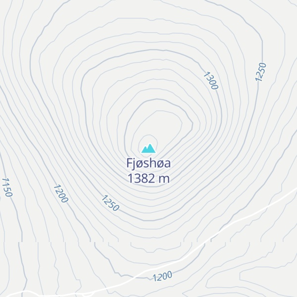 Map of Fjøshøa