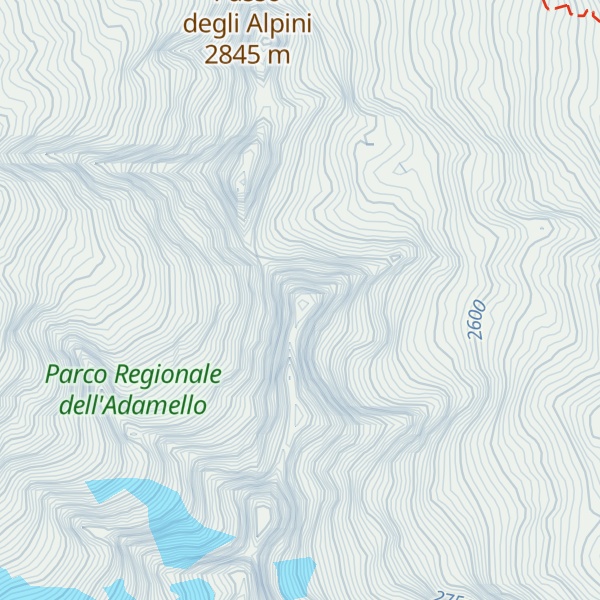 Map of Cime di Lavedole Nord