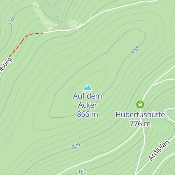 Map of Auf dem Acker