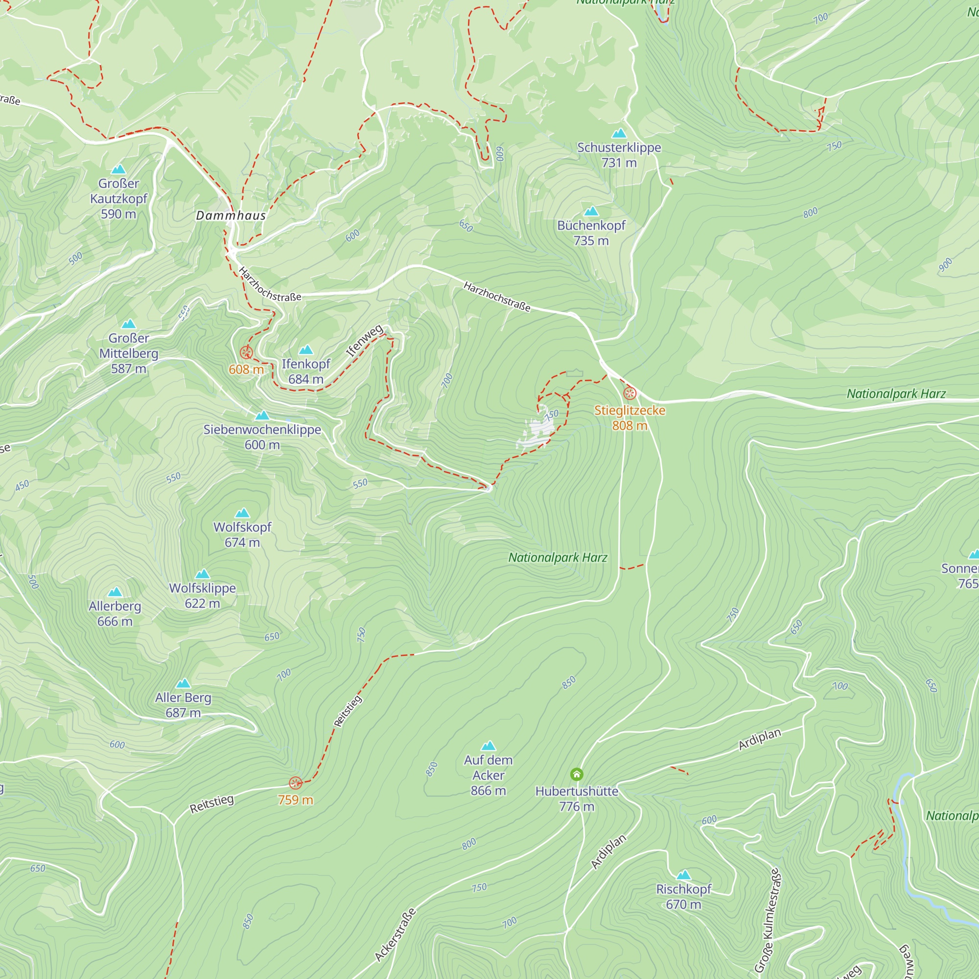 Morgenbrodshütte map