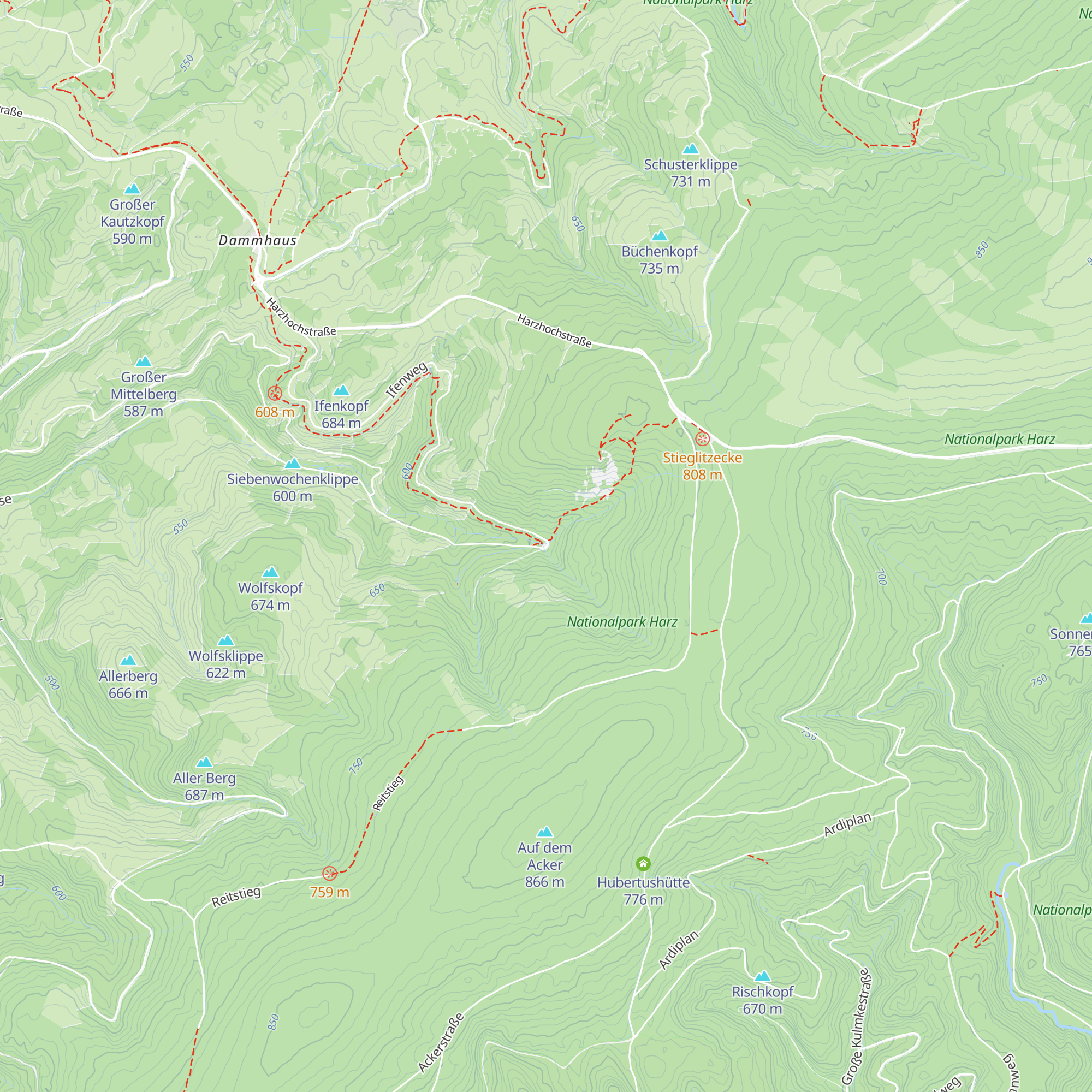 Morgenbrodshütte map