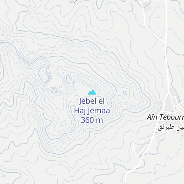 Map of Jebel el Haj Jemaa