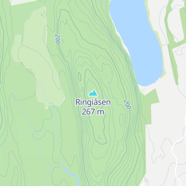 Map of Ringiåsen