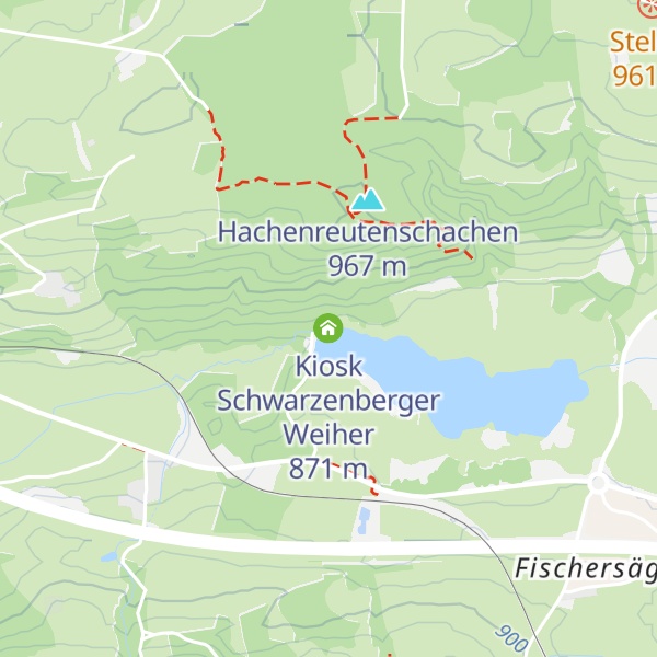 Map of Kiosk Schwarzenberger Weiher