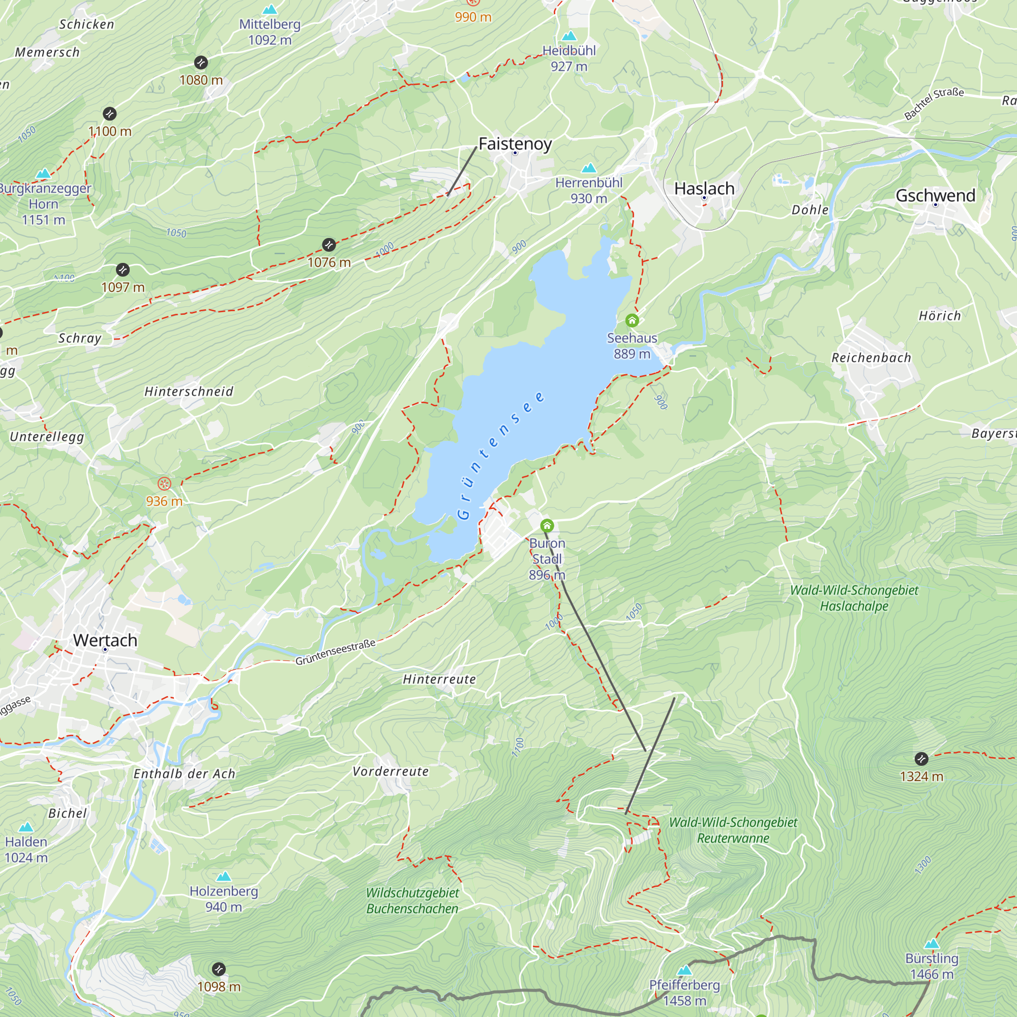 Vereinsheim Fischerhütte map