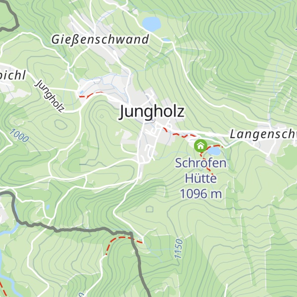 Map of Tourismusinformation Jungholz
