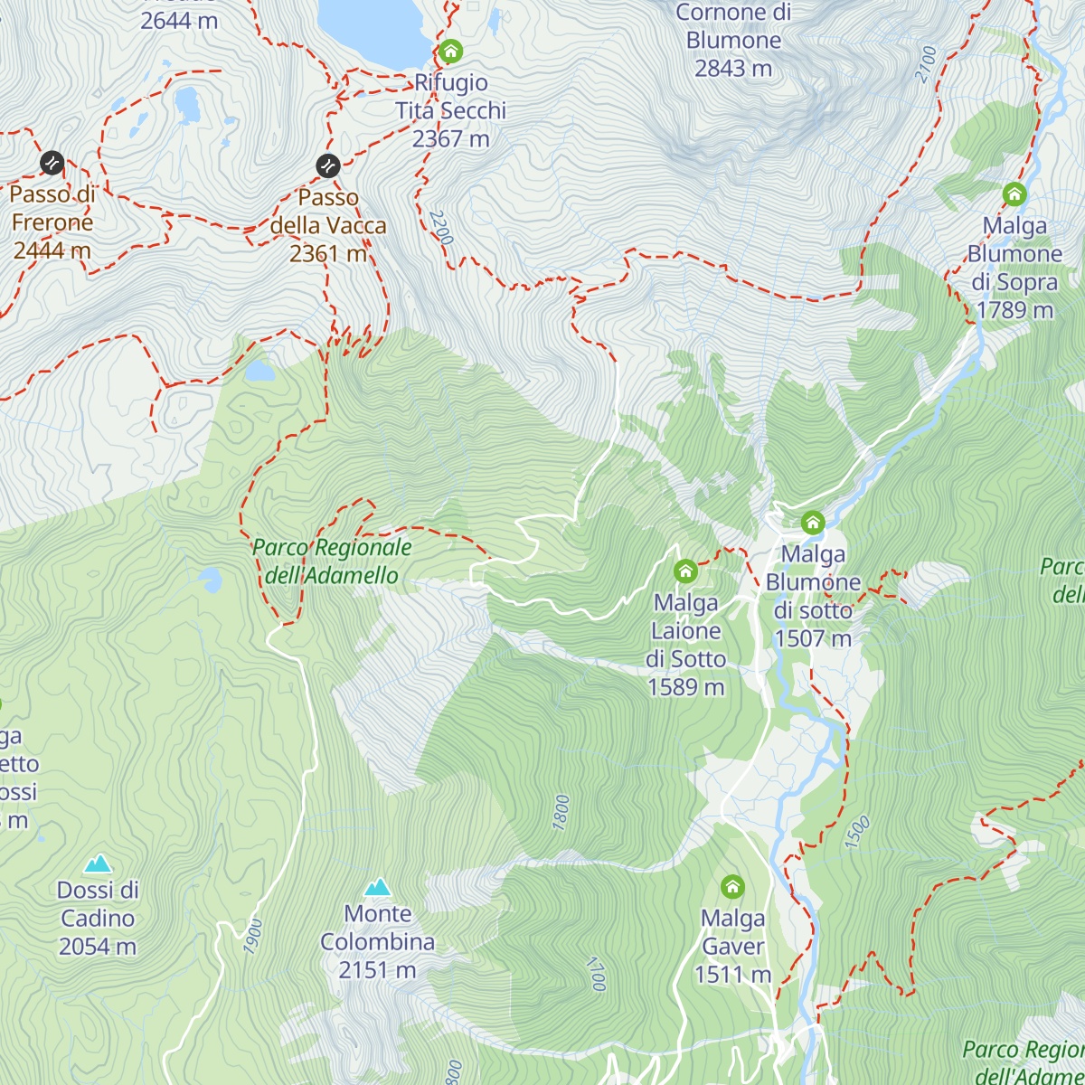 Malga Laione di Sopra map