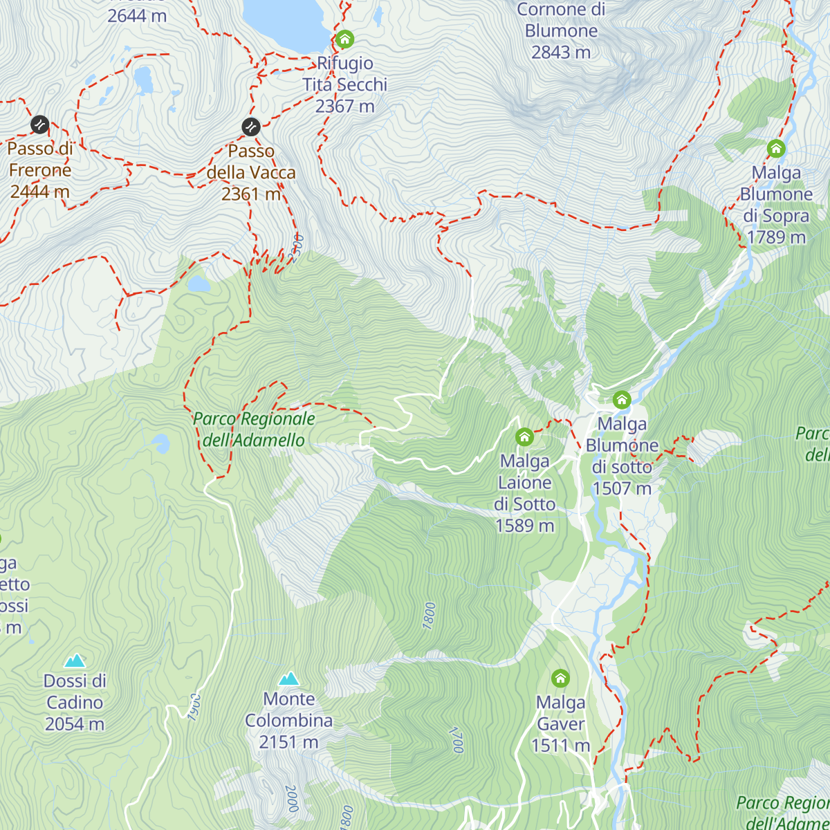 Malga Laione di Sopra map
