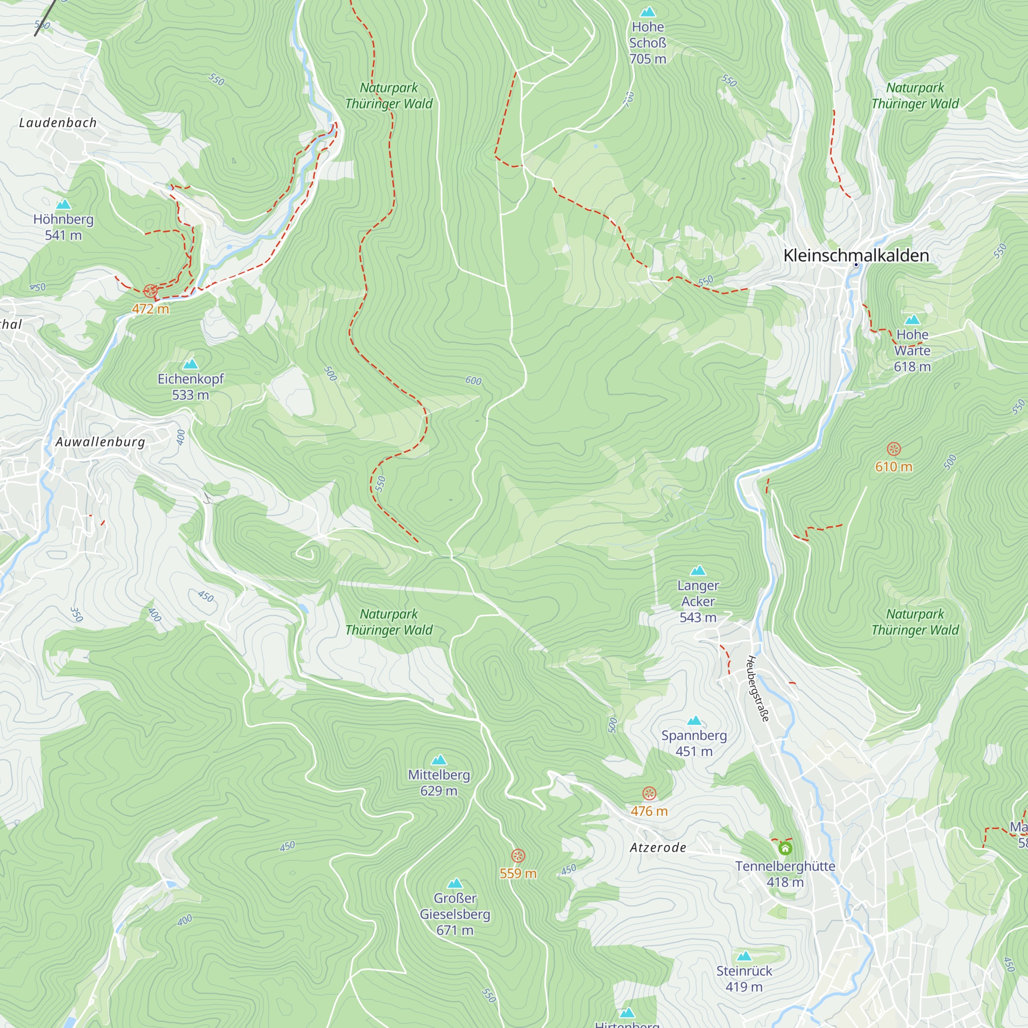 Albert-Schweitzer-Hütte map