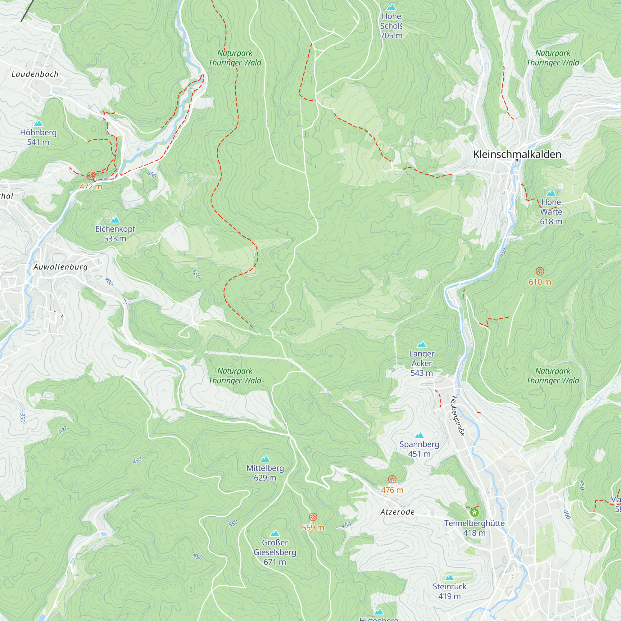 Albert-Schweitzer-Hütte map