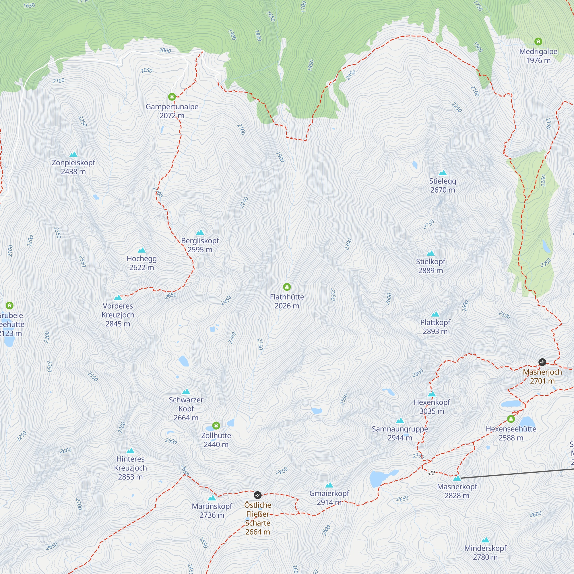 Flathhütte map