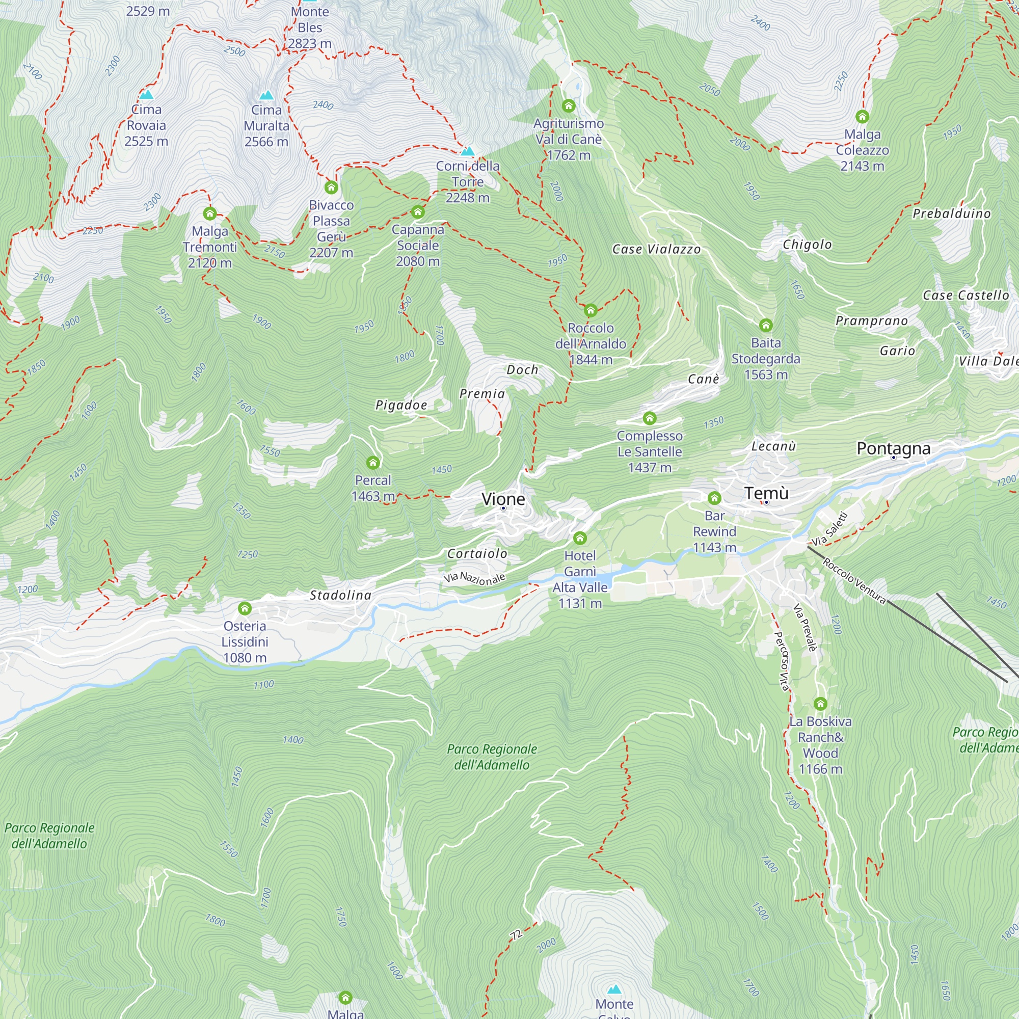 AlpinBar map