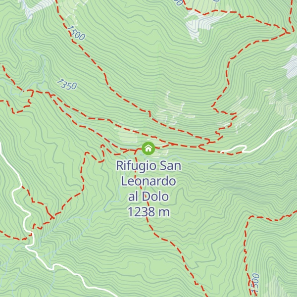 Map of Rifugio San Leonardo al Dolo