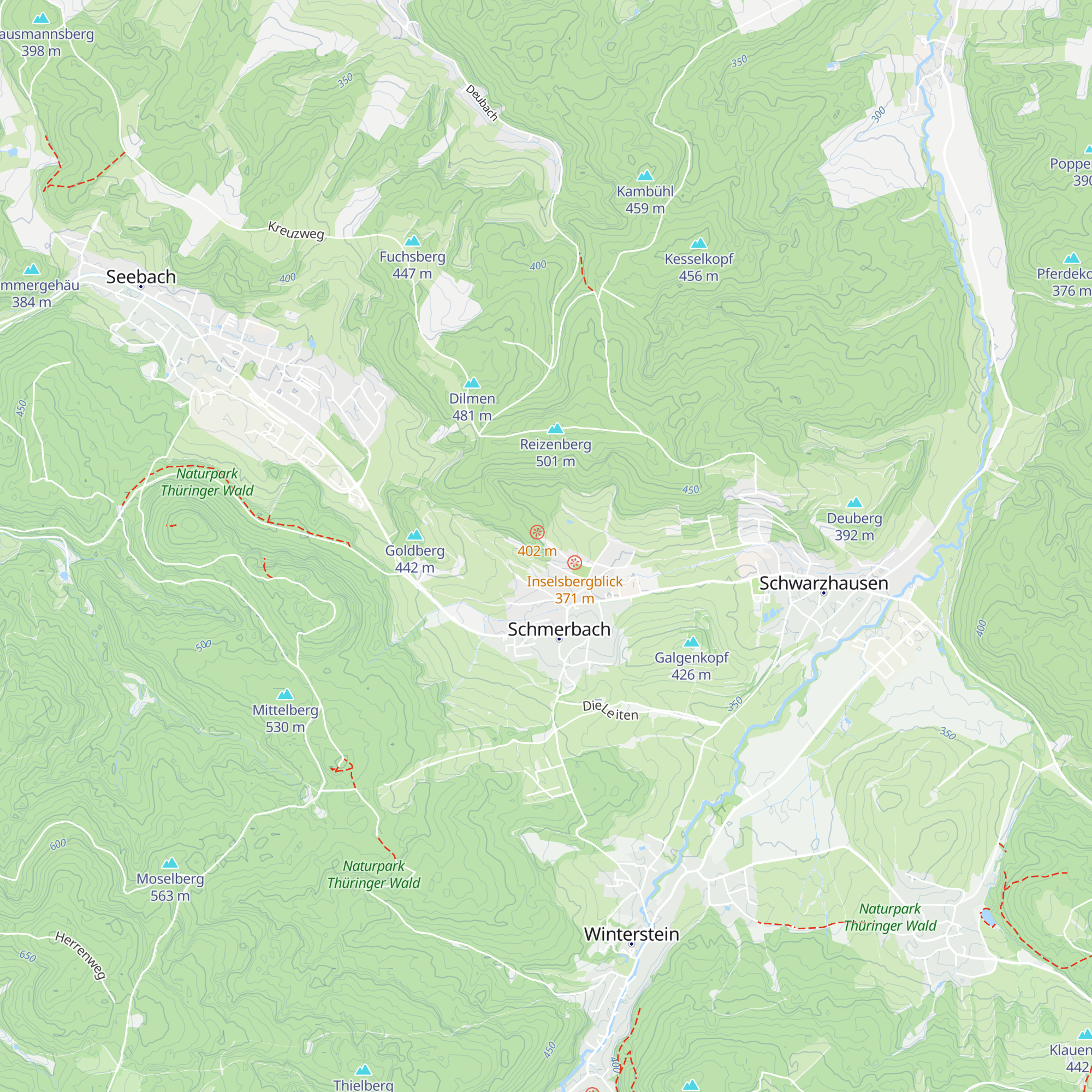 Waldhaus Köhlerhütte map