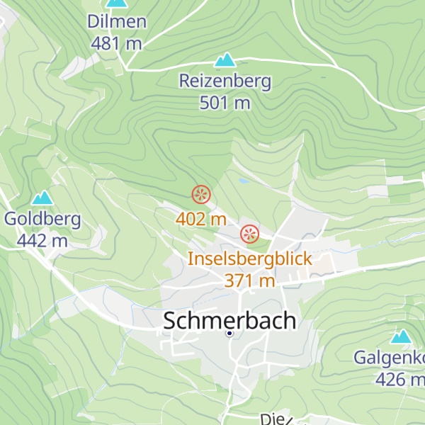 Map of Waldhaus Köhlerhütte