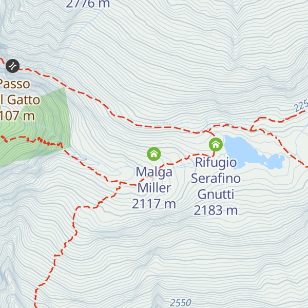 Map of Malga Miller