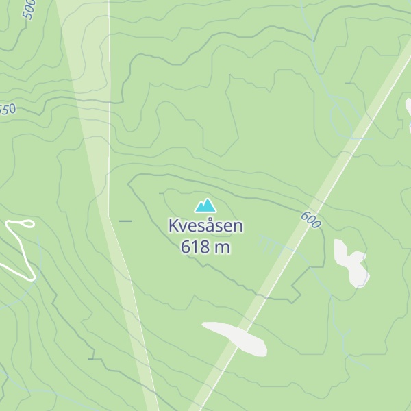 Map of Kvesåsen