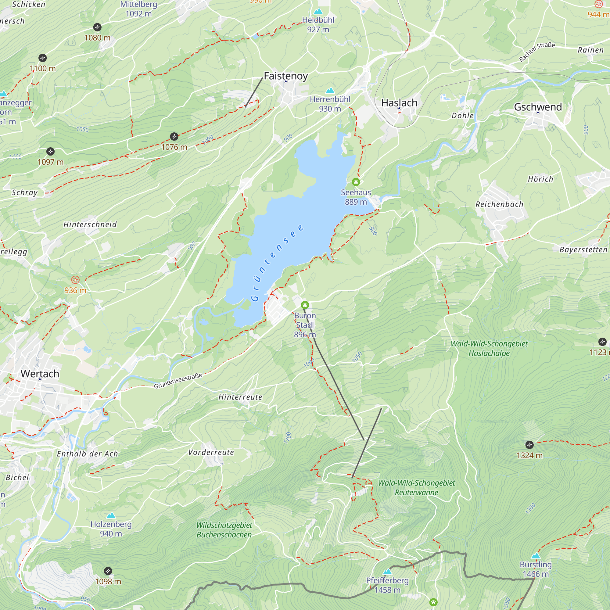 Buron Stadl map