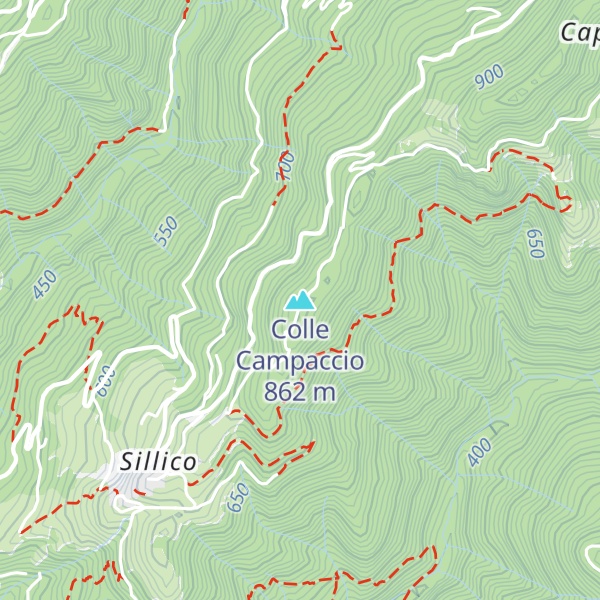 Map of Colle Campaccio