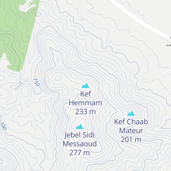 Map of Kef Hemmam