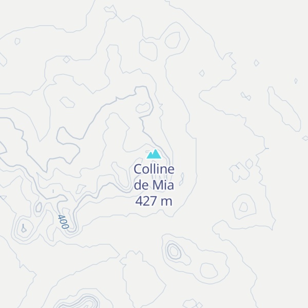 Map of Colline de Mia