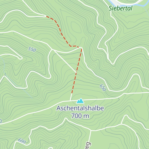 Map of Petri-Hütte