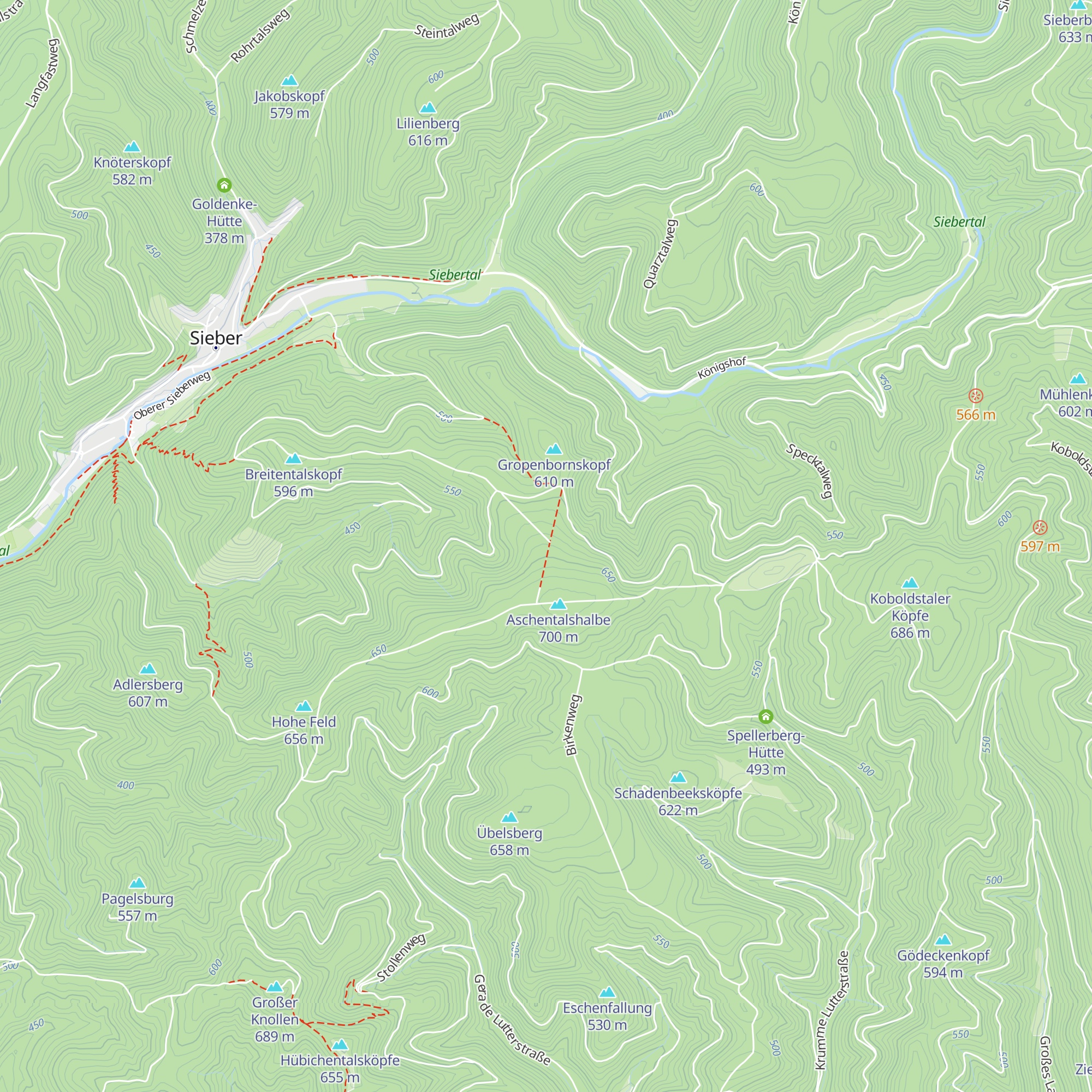 Petri-Hütte map