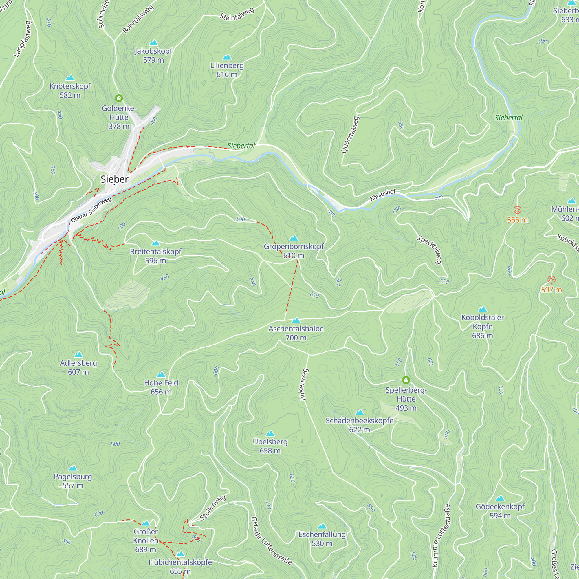Petri-Hütte map