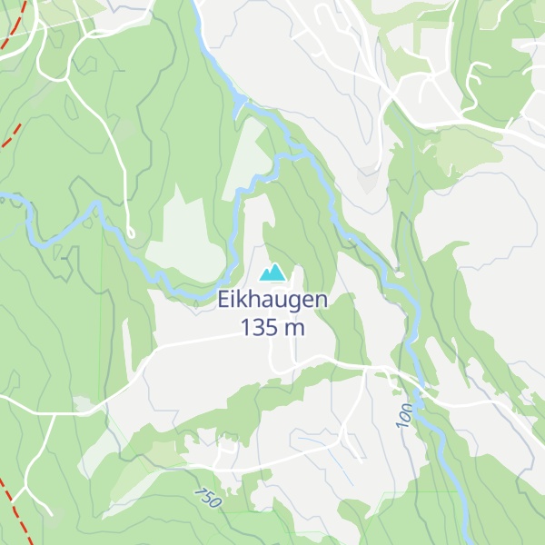 Map of Eikhaugen