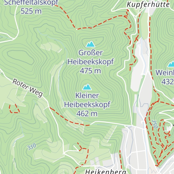 Map of Kleiner Heibeekskopf
