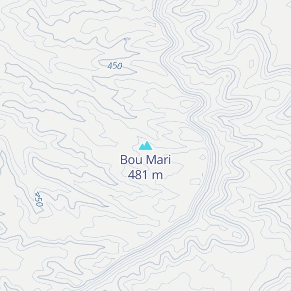 Map of Bou Mari