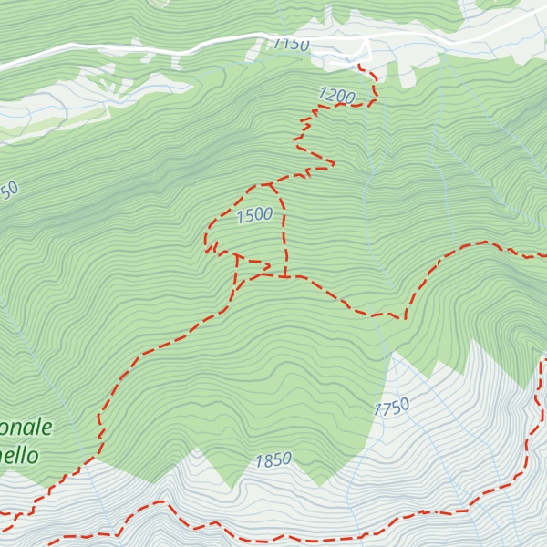 Map of Malga Campellio