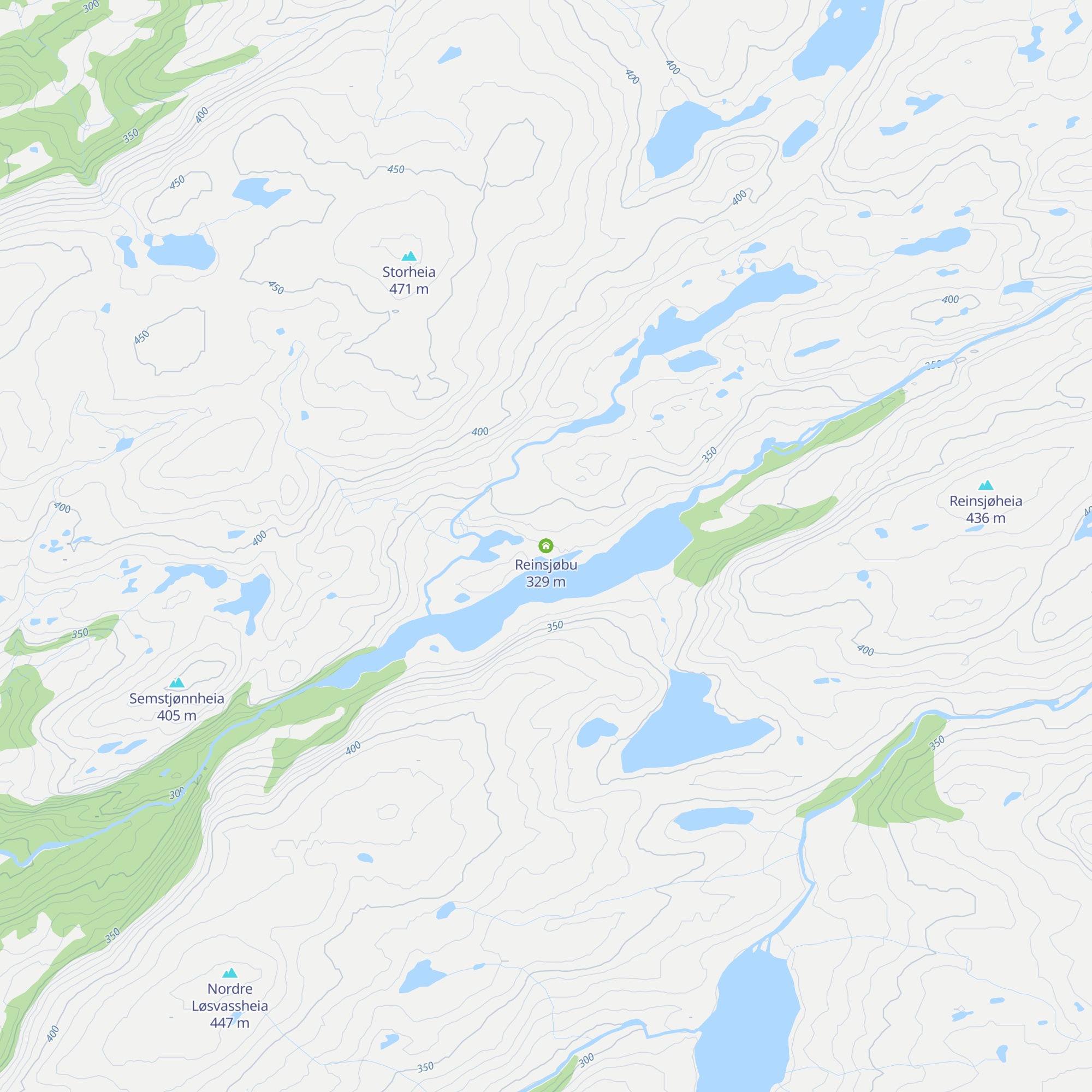Reinsjøbu map