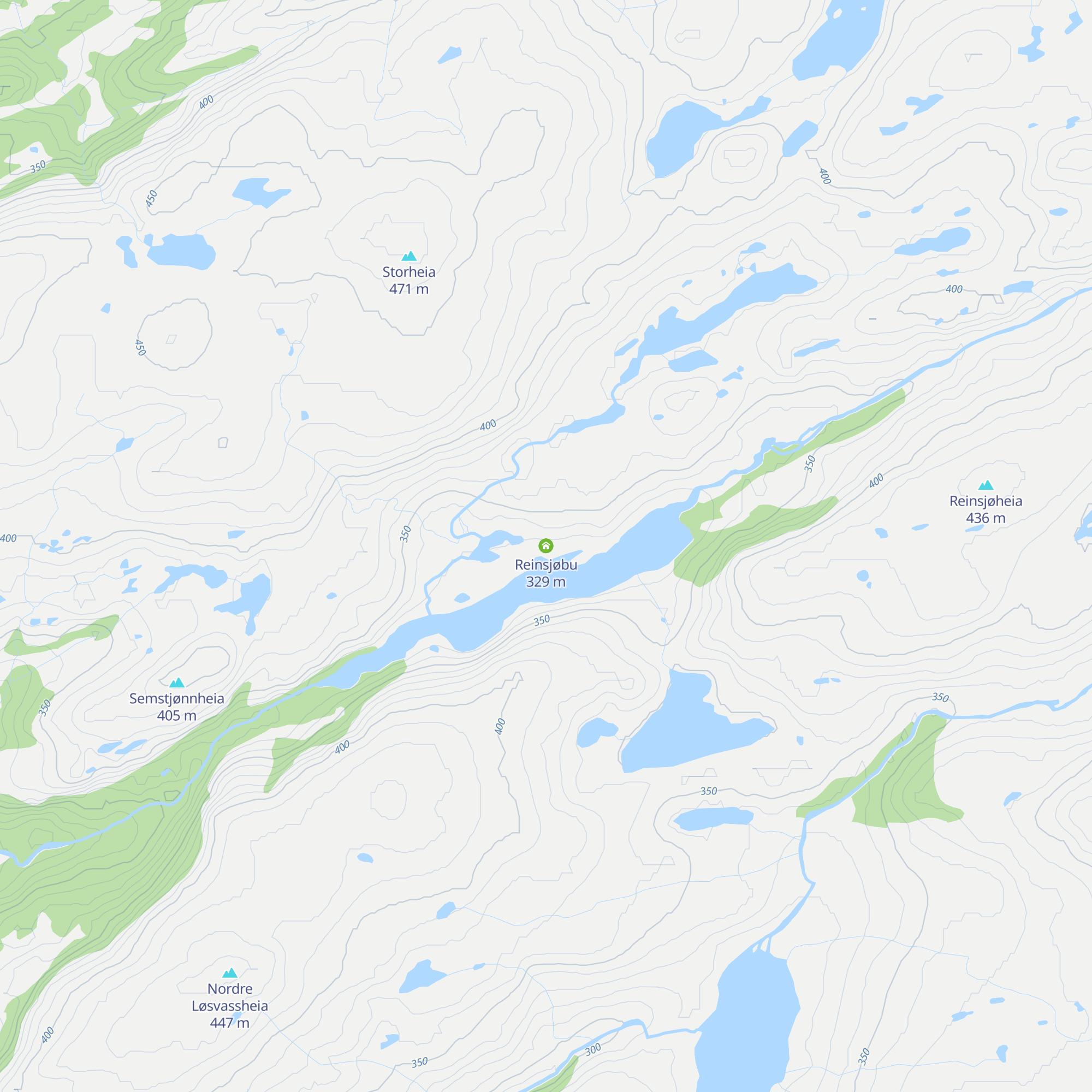 Reinsjøbu map
