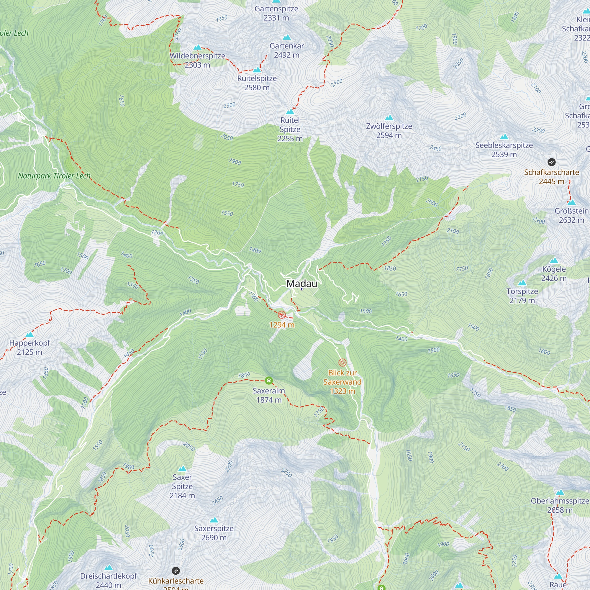 Berggasthaus Hermine map