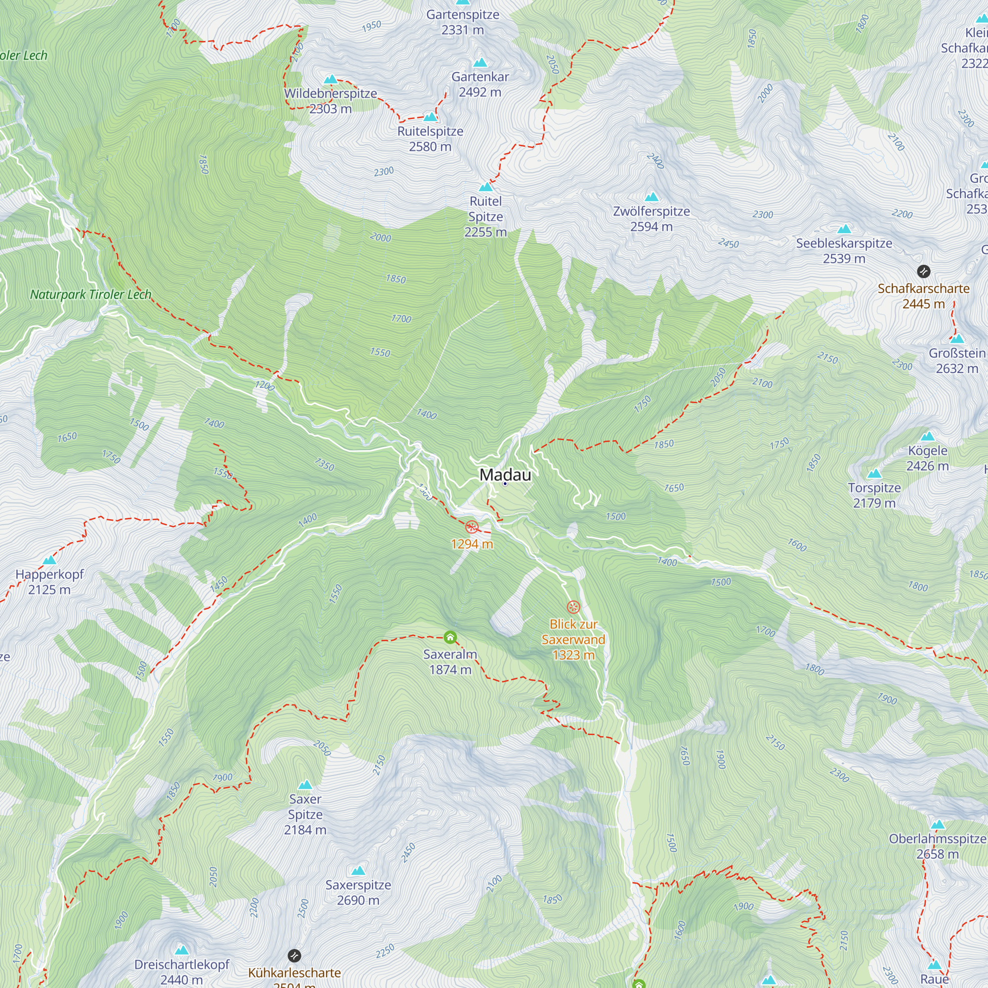 Berggasthaus Hermine map