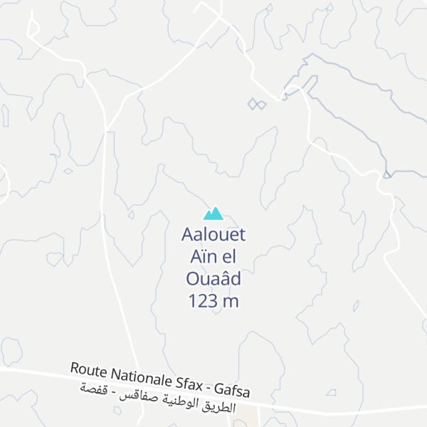 Map of Aalouet Aïn el Ouaâd
